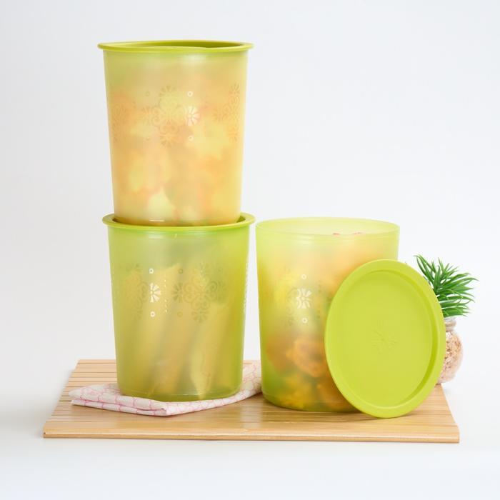 CPM Toples savina M Set of 3 Pcs / Toples Plastik / Toples Kerupuk - ungu