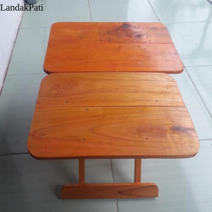 AH Meja lipat anak Meja belajar rehal kayu rekal alquran meja ngaji meja laptop murah laris SPH7062