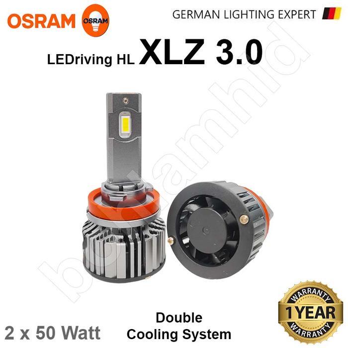 Paket Lampu LED SIRION OSRAM XLZ 3.0 50W 3.0 100 Watt + LED C6 HB3 9005 Bohlam LED Putih