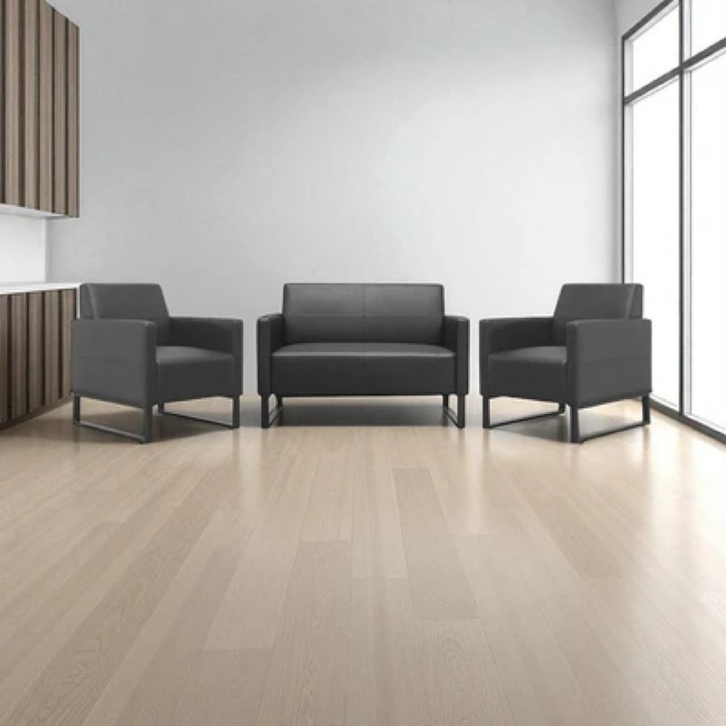 Informa Hillton Sofa Set 3 Pcs 2+1+1 Seater Kulit Premium