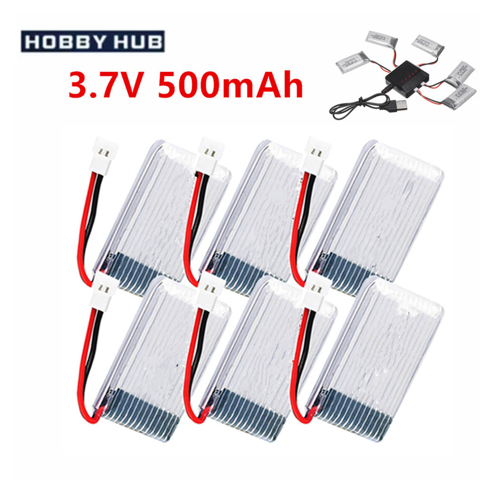 H31 Battery 3.7V 500mAh 752540 Lipo Battery For H107 H31 KY101 X5C X5C-1 X5 X5SW RC Drone Helicopter