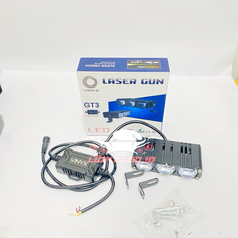 LAMPU TEMBAK VINYX GT3 DEVIL EYE 40 WATT PUTIH KUNING