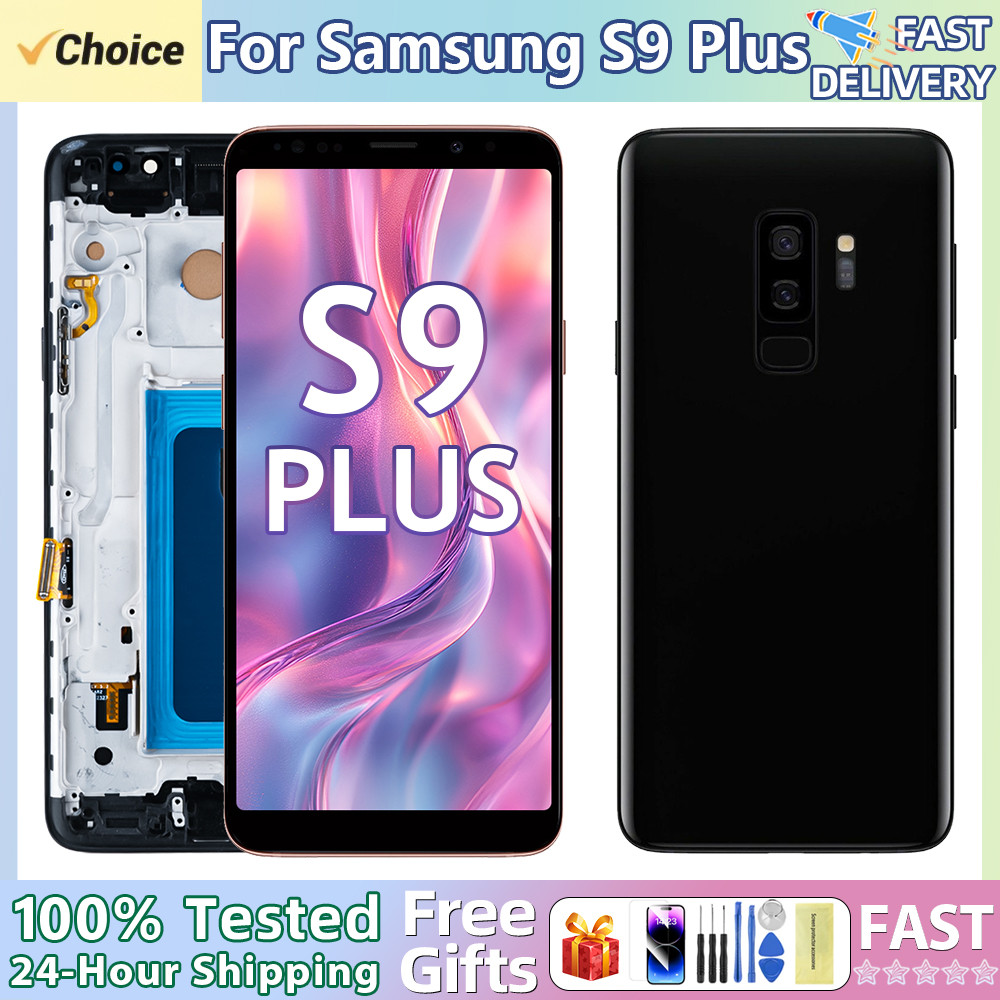 S9+ Super AMOLED splay Screen For Samsung Galaxy S9 Plus G965F G9650 LCD splay gital Tou Screen With