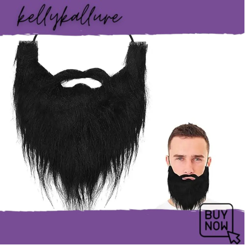 TERLAKU NOW Jenggot Palsu /Jenggot imitasi palsu hitam Untuk Kostum Cosplay halloween /fake beard Pa