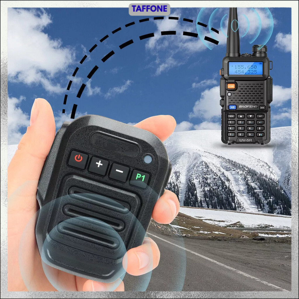 Speaker Microphone Walkie Talkie PTT Wireless Bluetooth - T5