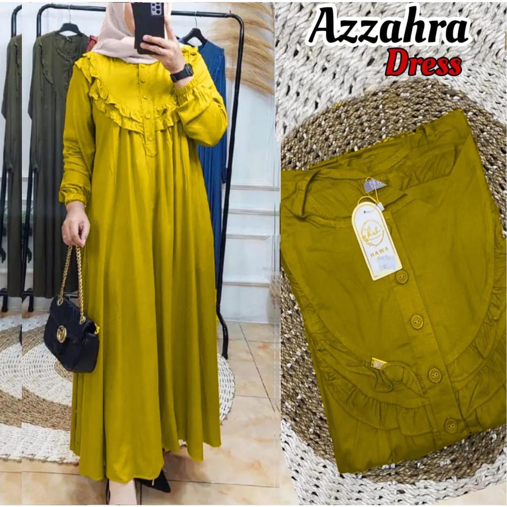 Gamis Crinkle Terbaru 2024 - Gamis Crinkle Viral Tiktok - Gamis Variasi ruffle dada