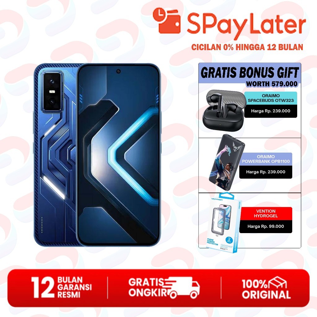 Special Discount Infinix GT 30 5G RAM 8GB ROM 256GB | Gaming Performance | Baterai Besar | Garansi R