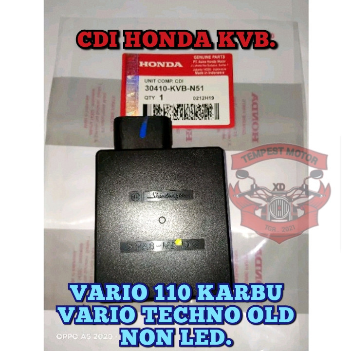 CDI VARIO 110 KARBU HONDA KVB KOTAK CDI VARIO ORIGINAL HONDA PERESISI