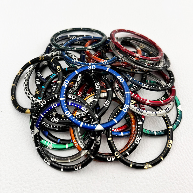 Mod 39mm*32mm Resin Glue Watch Bezel ert Fits for SKX007 SRPD Watch Case ert Ring Inner ameter Watch