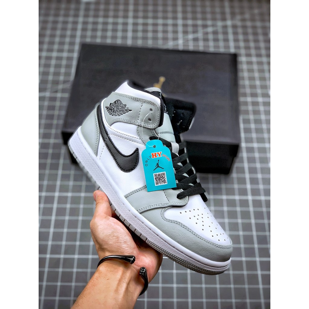 HY Pure Original AJ1 Mid Smoke Grey Dior | Versi Terbaik Resmi Warna 1:1 Detail