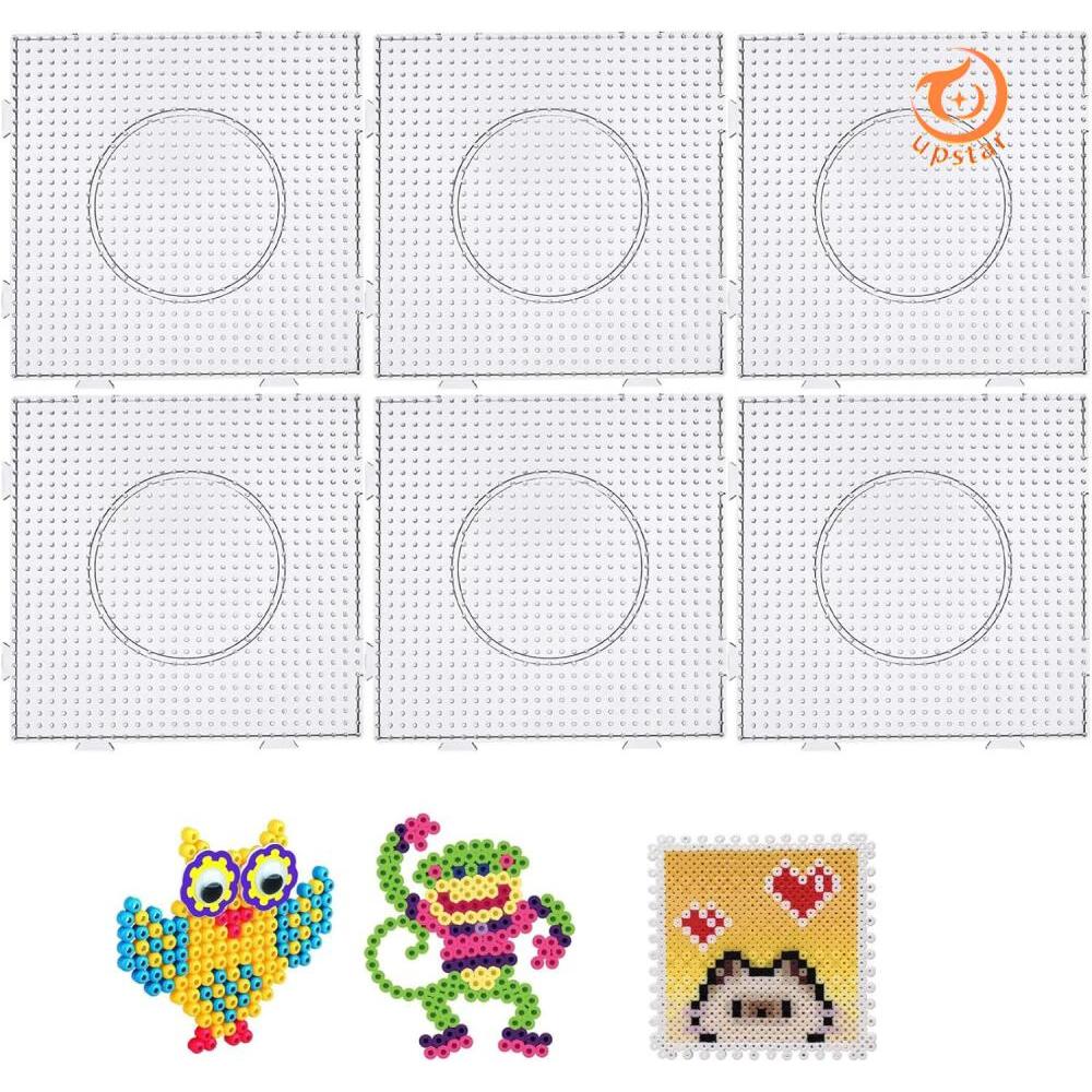 Papan Pasak Manik-manik Melty Bentuk PegboardsMultiple, Manik-manik Sekring 5mm /2.6mm Dengan Penjep