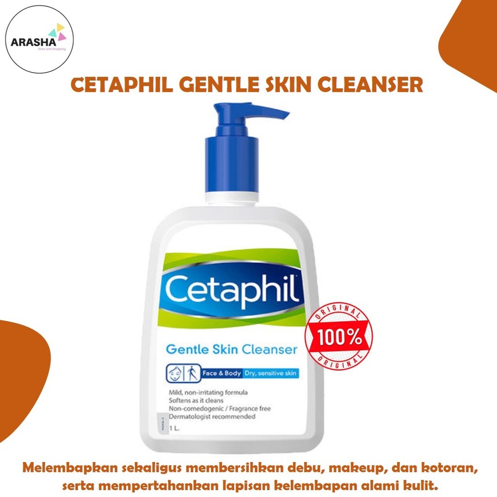 CETAPHIL GENTLE SKIN CLEANSER Sabun Cuci Muka Untuk Kulit Berminyak | Kulit Berjerawat |Kulit Kering