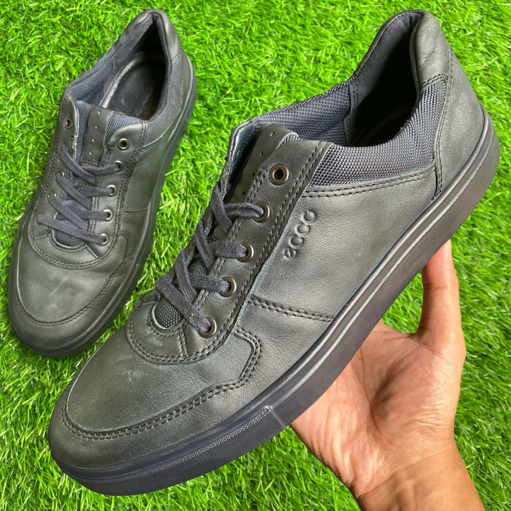ECCO Kyle Navy Low Leather sneakers shoes ukuran 44