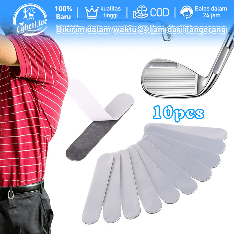 10pcs Tape Lead Timah Sticker Pemberat Raket Tape Timah Pemberat Golf Untuk Raket Golf / Tenis / Bul