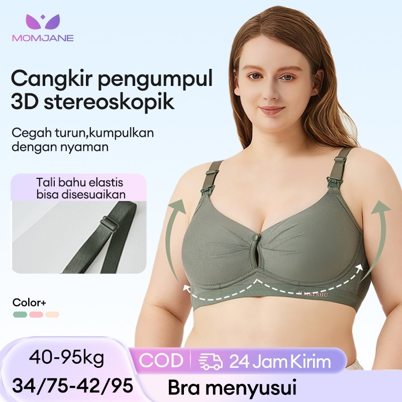 Nursing Bra Tanpa Kawat Jumbo Seamless Bh Hamil Busa Tanpa Kawat Bra Menyusui Bh Menyusui Bra Kancin