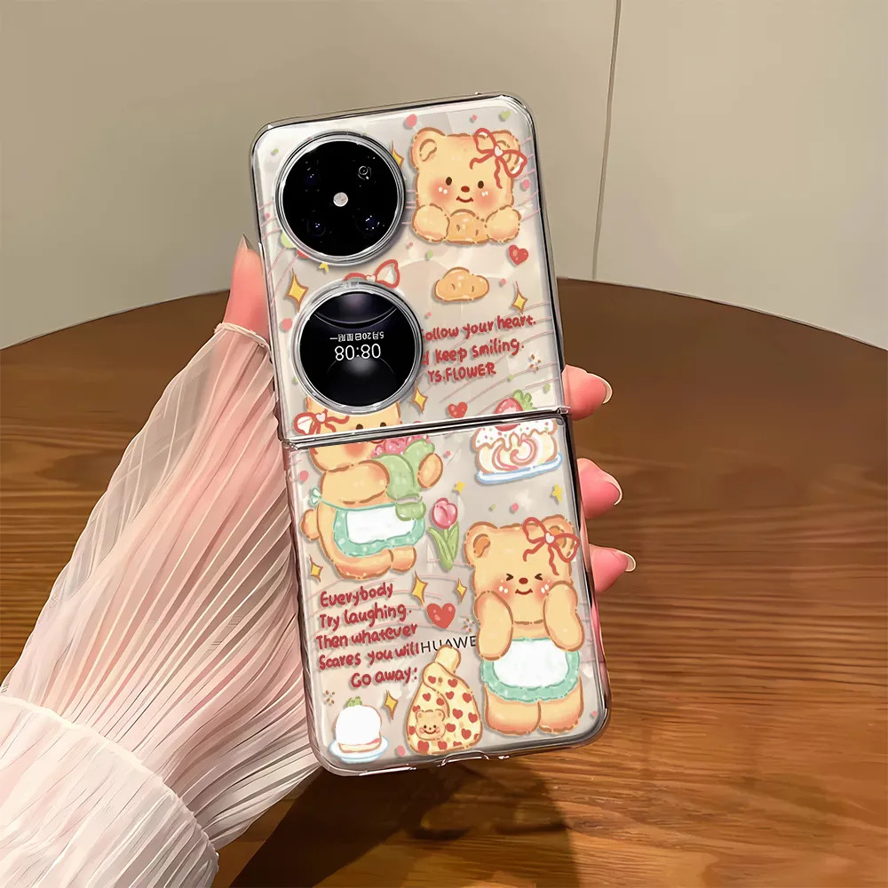 Casing HP Lipat Samsung Z Flip 7 6 5 4 3 2 & OPPO N2 N3 Flip | F7070 F711 W23 W24 W25 W26 Aesthetic 