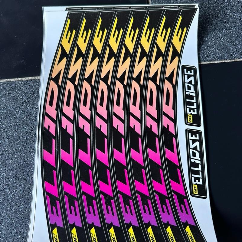 Stiker Velg Sepeda Fixie Elipse - Stiker Velg Sepeda