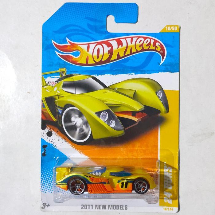 Mainan Hot Wheels 24 Ours kuning 2011 New Models rare