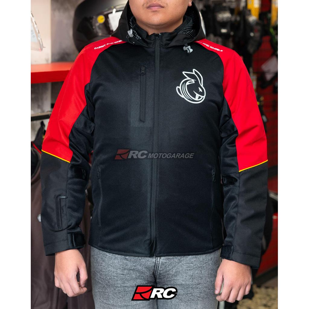 Jaket Motor - Rabbit and Wheels Patron Tex Red Original