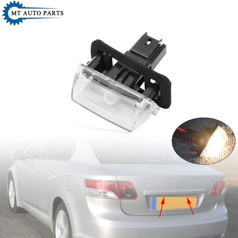 Rear License Plate Light Lamp For TOYOTA RIS 13-16 CAMRY 11-15 COROLLA 07-14 ALTIS AVENSIS 08-13 VER