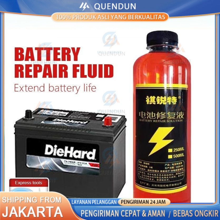 [COD] Aki Cairan Aki Air Elektrolit Air Aki  Kering Cairan Aki Sepeda Motor Cairan Perbaikan Aki Jua