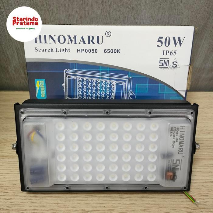 HINOMARU LAMPU SOROT LED 50W 100W / KAP SOROT LED 50 WATT 100 watt - 100 WATT PUTIH