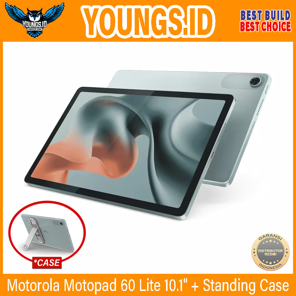 Lenovo Motorola Motopad 60 Lite 10.1" MediaTek Helio G85 4GB 128GB 5.100mAh + Standing Case | Tab Ta