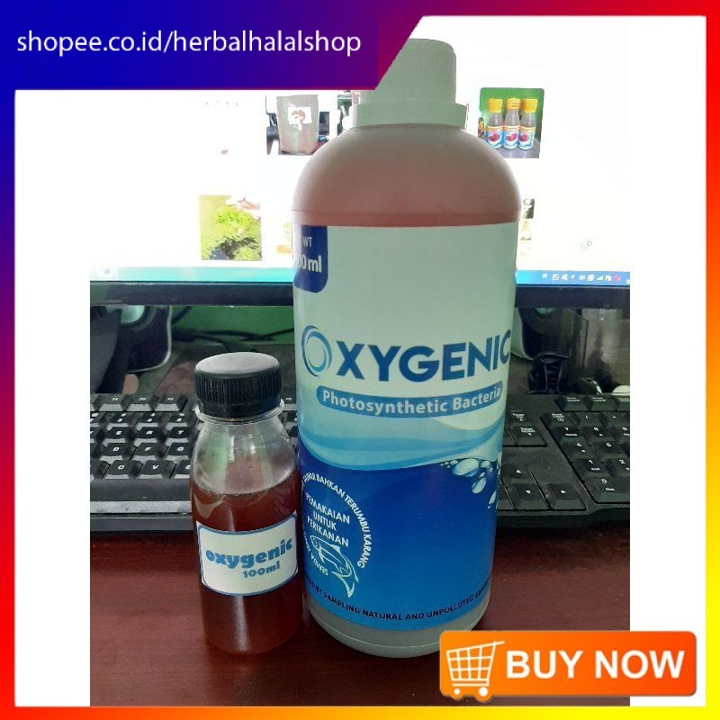 Probiotik Oxygenic | REPACK 100ml / 250ml / 500ml | bakteri starter untuk kolam ikan aquarium dan aq