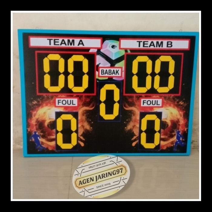 papan score futsal