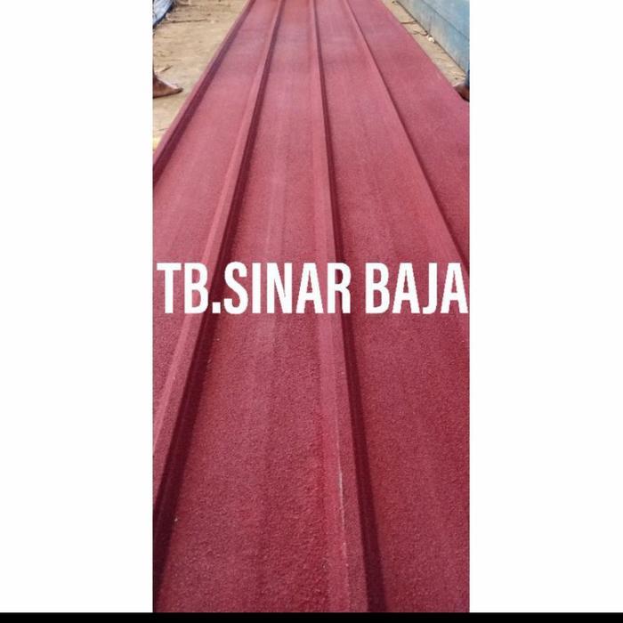 Atap Spandek Pasir 6 Meter x 0.30 / Atap Baja Ringan / Spandeck / Zinc