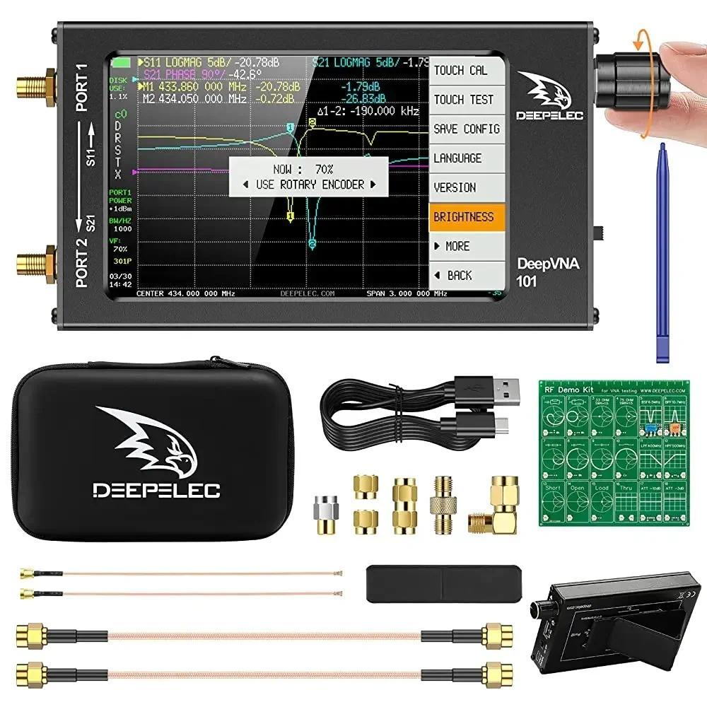 DeepVNA 101 Vector Network Analyzer 4.3 " IPS LCD Screen NanoVNA HF VHF UHF Analyzer Shortwave SWR M