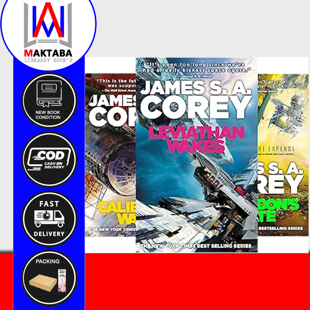 The Expanse (9 book series) Leviathan Wakes | Caliban's War | Leviathan Falls By James S. A. Corey