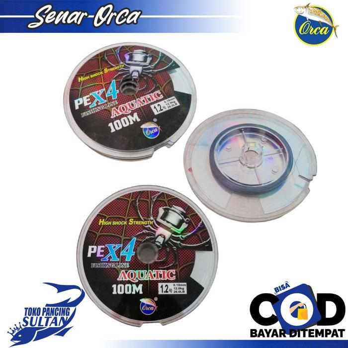 Senar Pancing Benang PE Orca Aquatic X4 - 1.0