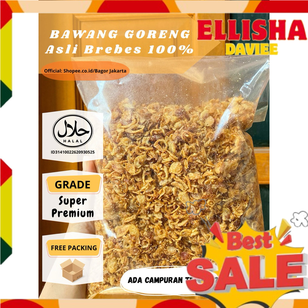 Bawang Merah Goreng / Brambang Goreng 1 Kg