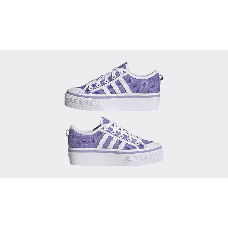 SEPATU CASUAL ANAK ADIDAS NIZZA PLATFORM J HQ4291