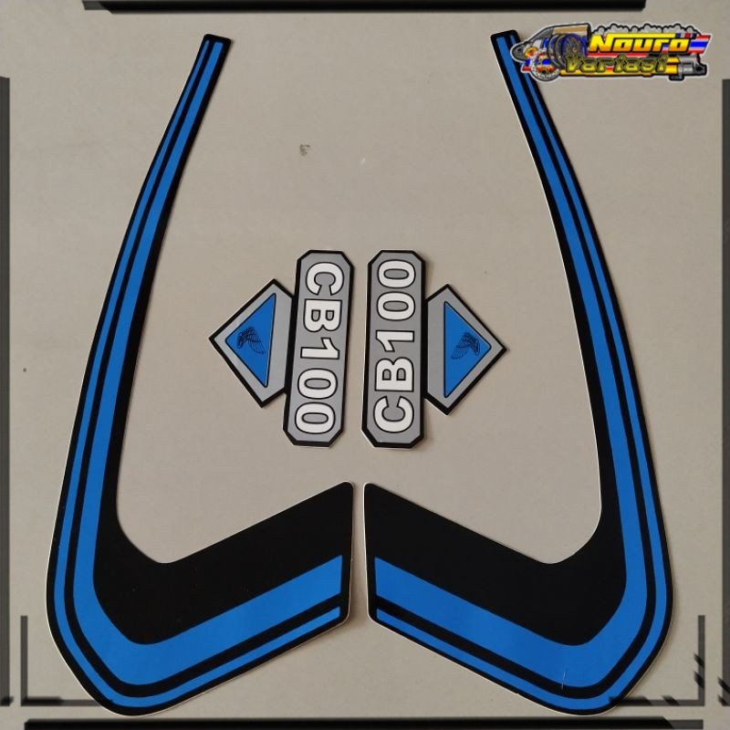 COD striping honda cb100 CB 100 gelatik jadul biru kualitas