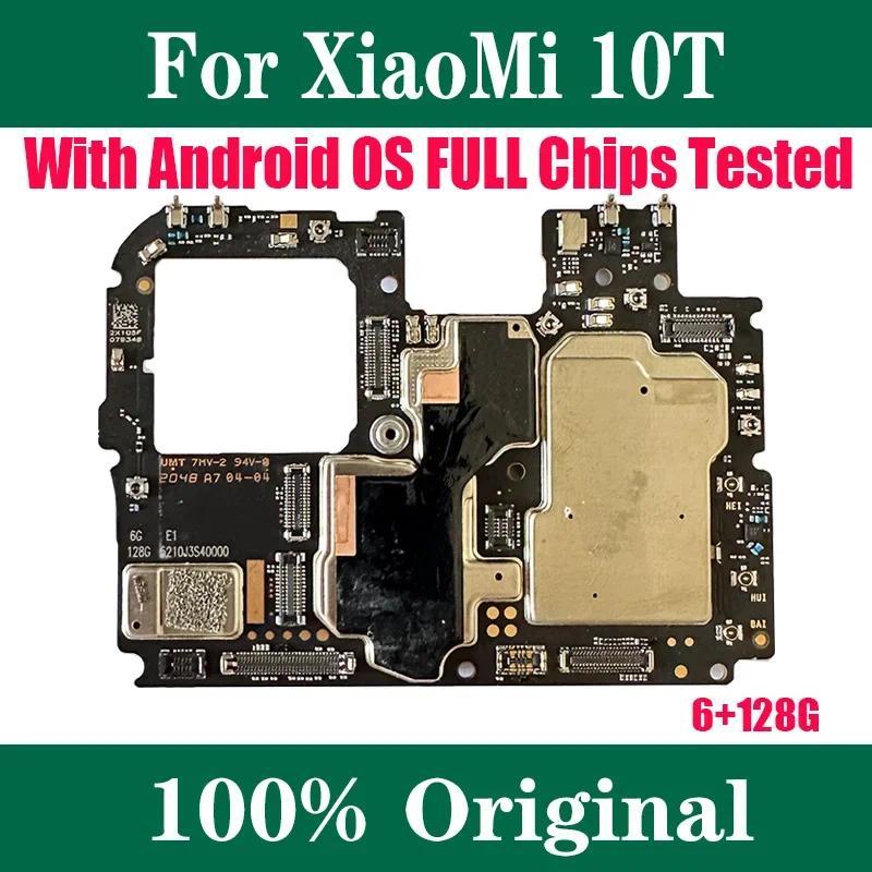 Global Version For Xiaomi 10T 10 T Motherboard With Full Chips Original Mainboard Unlocked Logic Boa