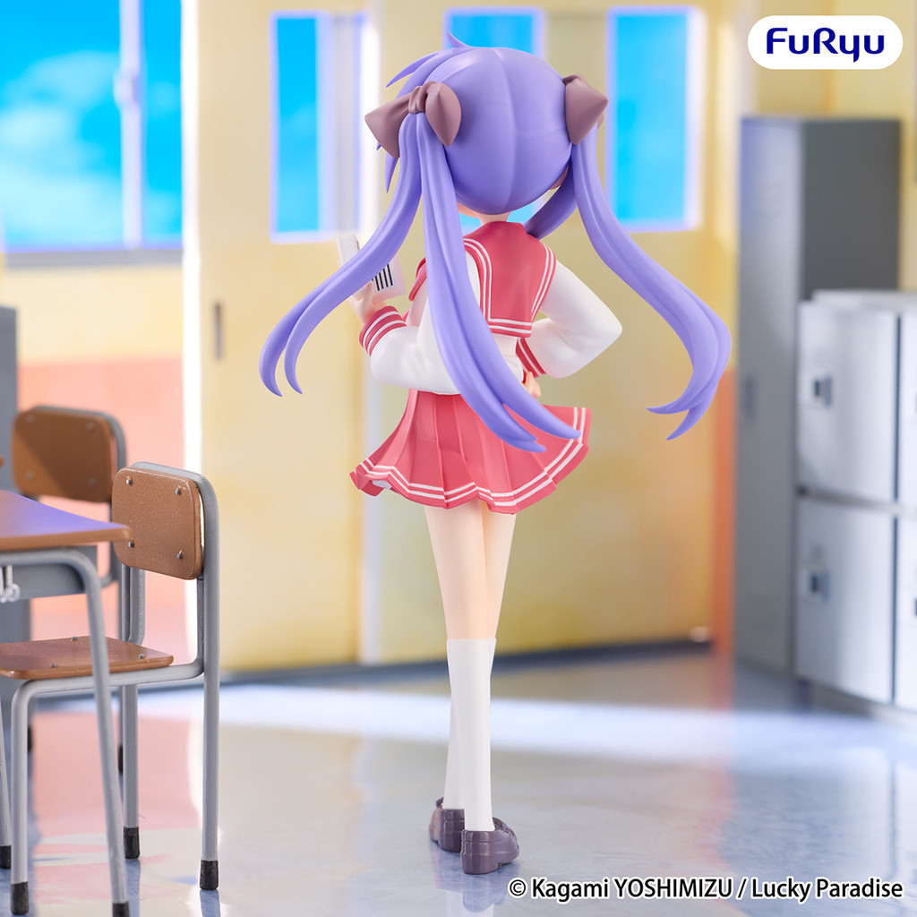FuRyu Trio-Try-iT Figure Lucky Star Hiiragi Tsukasa Hiiragi Kagami Anime Figures Bishoujo Doll Ornam
