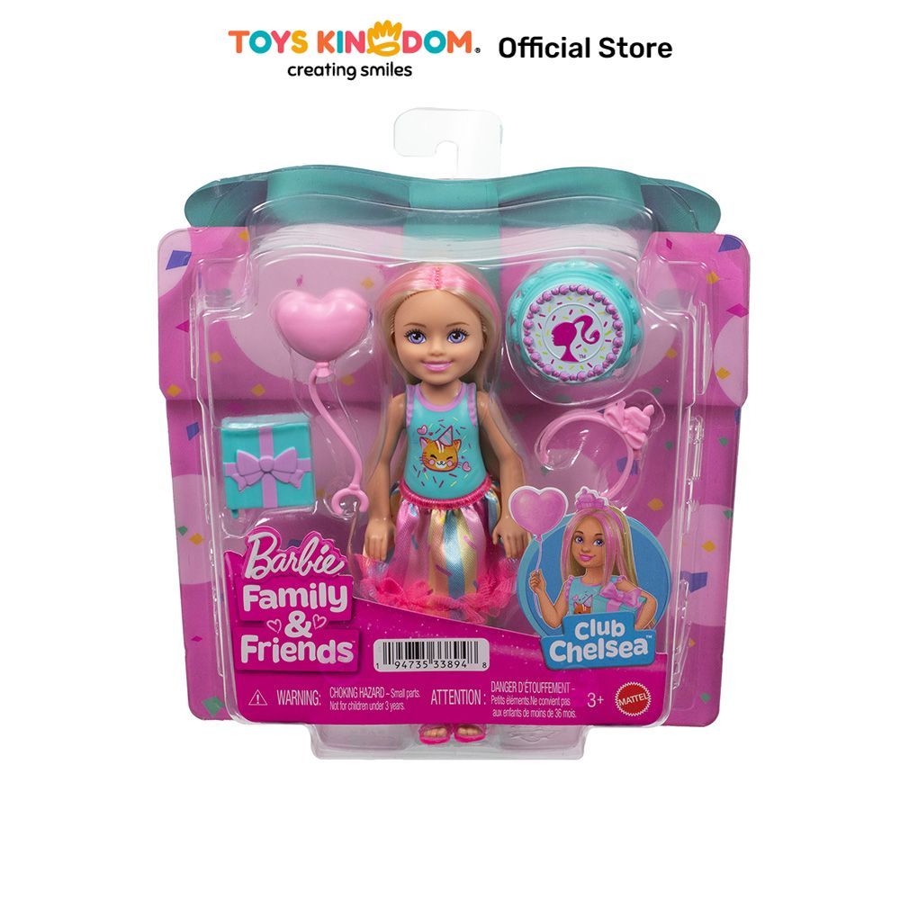 Toys Kingdom Barbie Family & Friends Set Boneka Club Chelsea Doll Accessories - Mix Kids Toy Boneka 