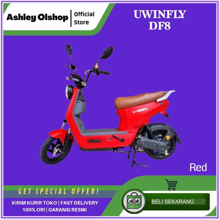 Sepeda Listrik Uwinfly DF8 Dragonfly 8 Uwinfly DF 8 Red [ORI RESMI]