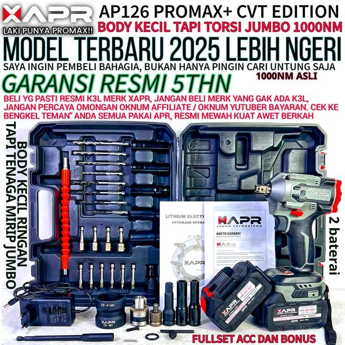 AP126PROMAX APR IMPACT AP126-PX126 PROMAX PAKET CVT SERIES 1000NM 0- 3500RPM 1/2INCH STANDART BODY K