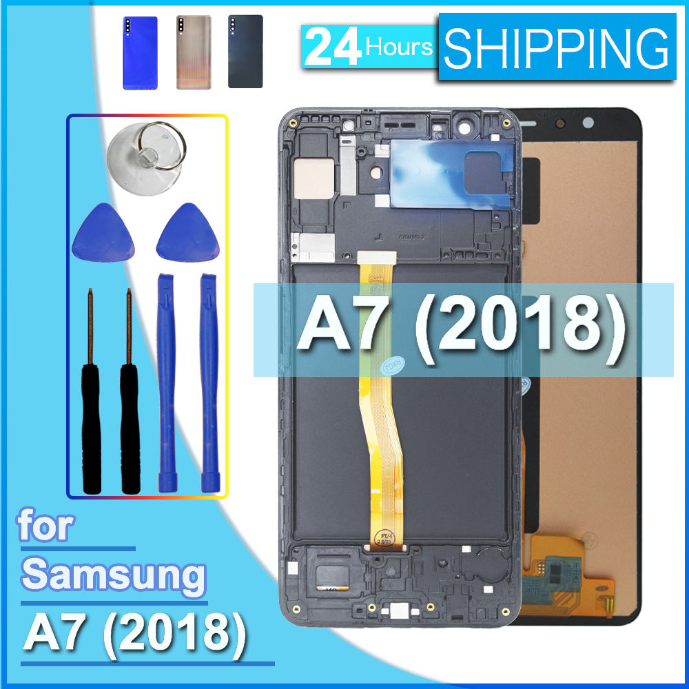 A7 A750 LCD Screen for Smsung Galaxy A750F A750G A750X LCD splay Tou Screen gitizer for Samsung A7 A