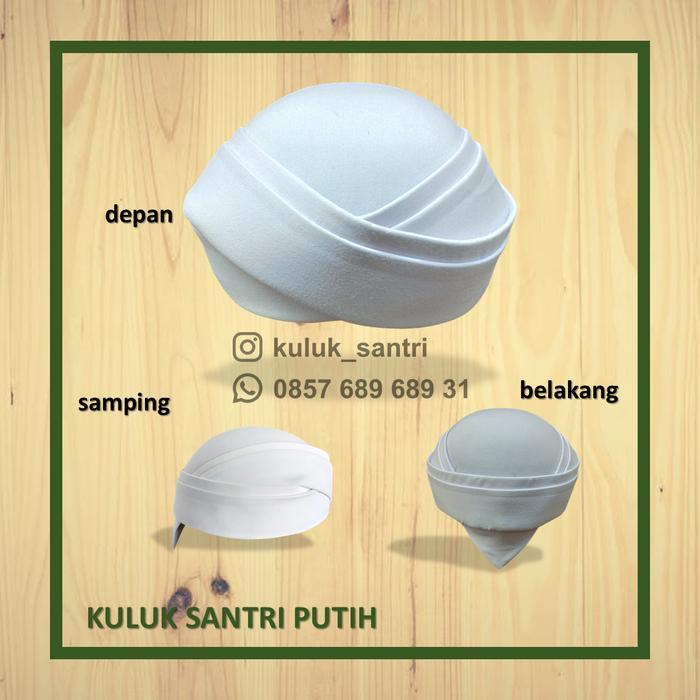 peci kopiah songkok sorban kuluk santri - Putih, 5