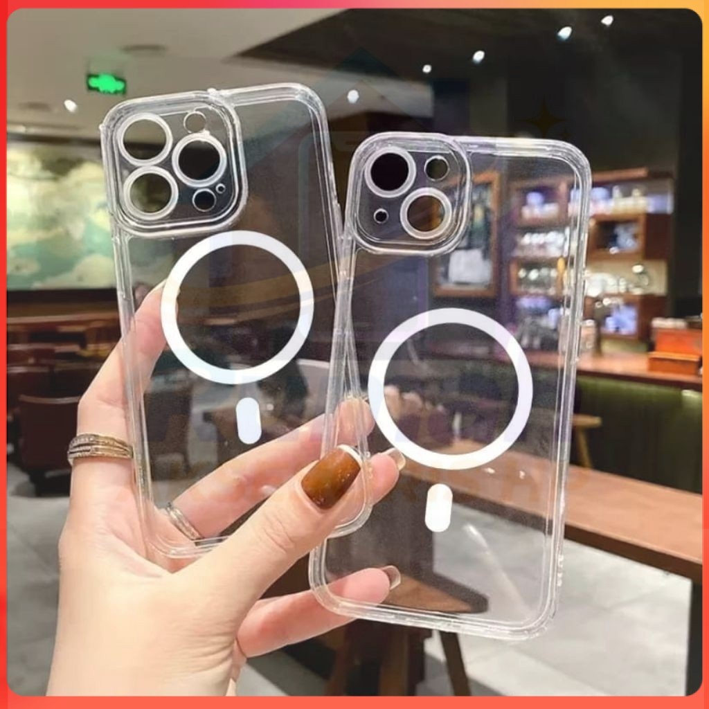 CASE CUSTOM MAGSAFE SAMSUNG S21 FE S21 PLUS S21 ULTRA S22 PLUS S22 ULTRA SOFTCASE CLEAR BENING PRO B