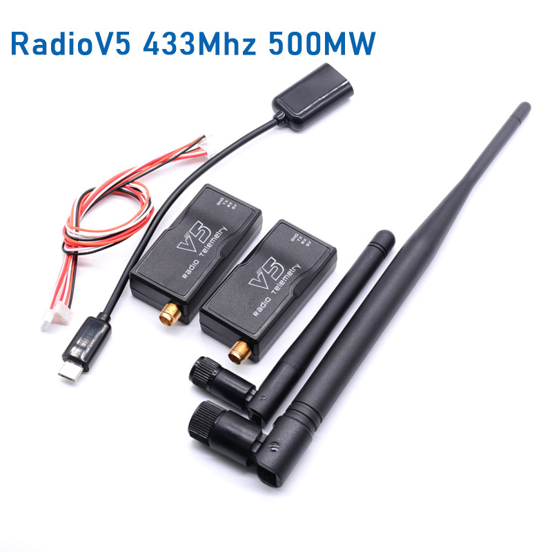 3DR Rao V5 Telemetry 433Mhz 915Mhz 100MW/500MW Air and Ground Data Transmit Module with OTG cables f