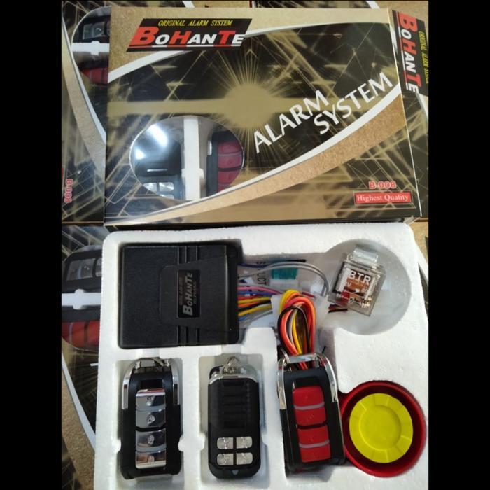dijual_ALARM BOHANTE BHT GOLD B-008 REMOTE MOTOR STARTER SILENT MODE INJEKSI - GOLD EDITION