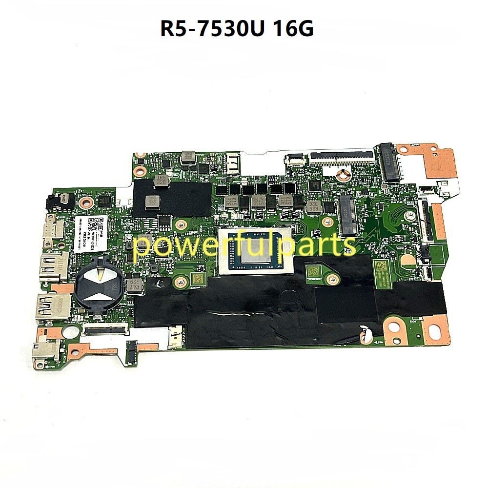 For Lenovo IdeaPad Slim 3 15ABR8 Motherboard 5B21J38229 NM-F031 R5-7530U CPU 16G RAM On-Board Workin