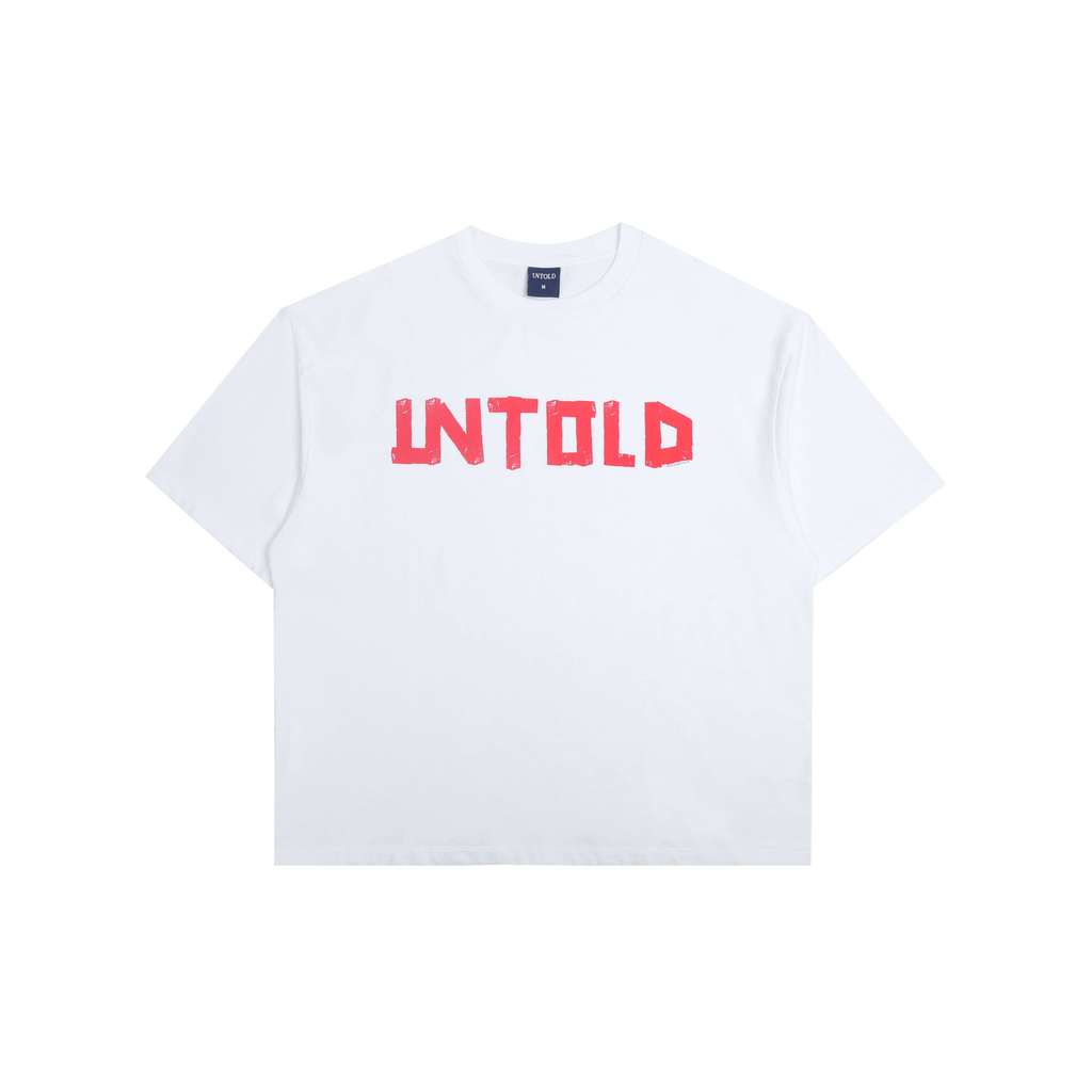 SHINE REGULAR  BOXY TEE - BROKEN WHITE