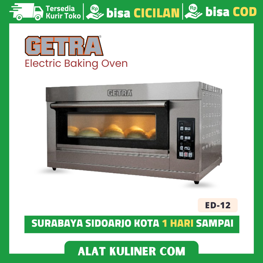 Electric Baking Oven Getra ED-12 Oven Pemanggang Roti Listrik Garansi Resmi