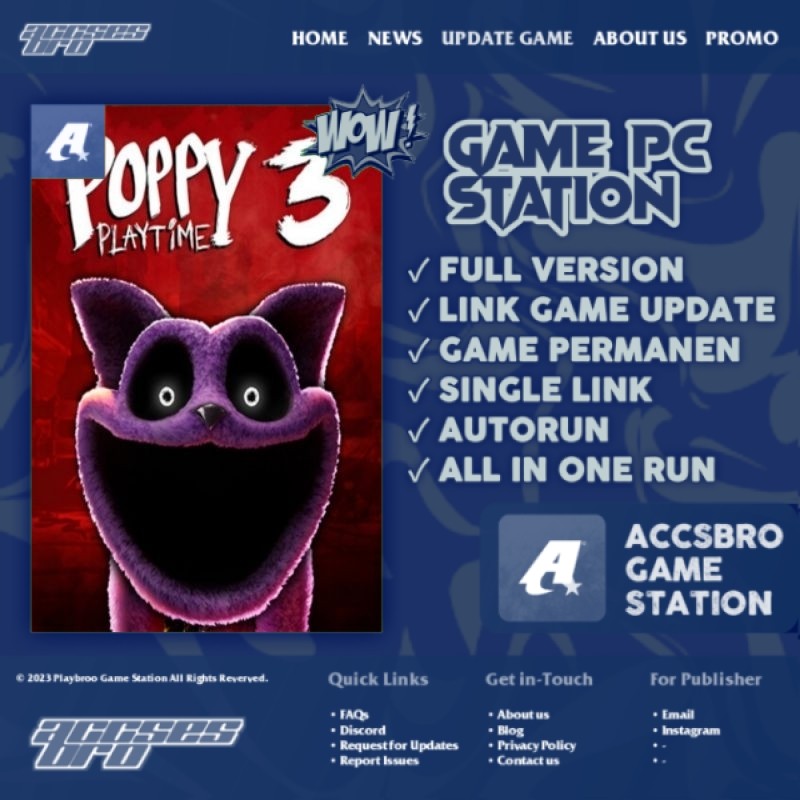 Poppy Playtime 3 - Game PC/Laptop - Game Shopee Autorun Installer